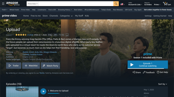 Amazon Prime Video launches ‘Watch Party’ for co-viewing 1