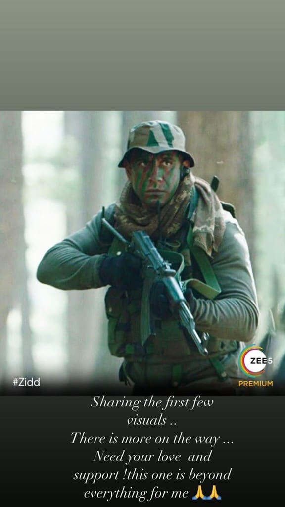Amit Sadh shares first looks of latest project 'Zidd' 1