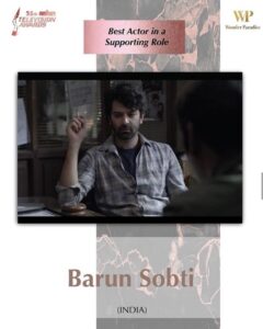 Barun Sobti wins best supporting actor for Asur at Asian TV Awards 1