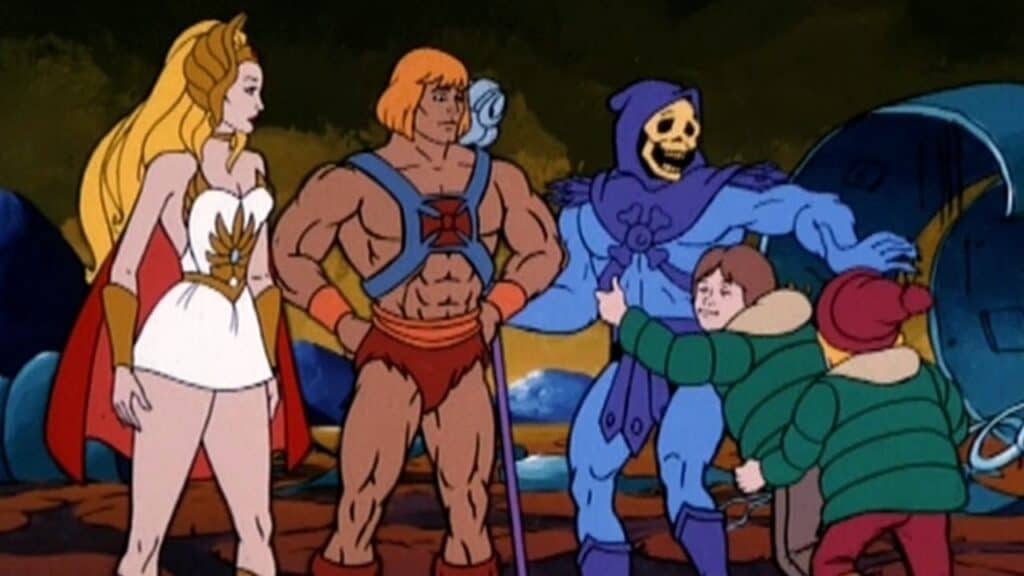 Timeline of all He-Man films and TV series over the years 2