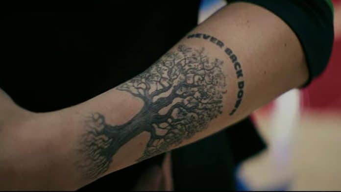 Bo's oak tree tattoo