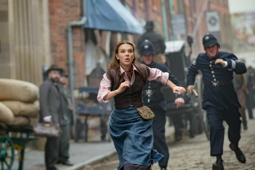 Enola Holmes 2 first look out, features Millie Bobby Brown and Henry Cavill 3