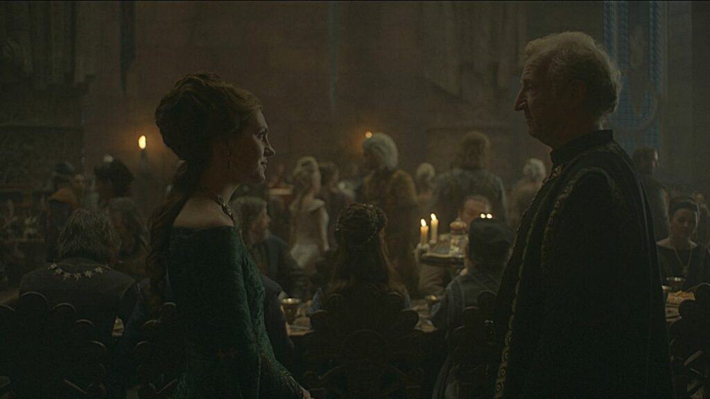 What does Alicent's green dress signify in House of the Dragon? 1