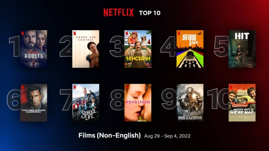 'Me time', 'Loving Adults', 'Echoes' top global Netflix rankings 2