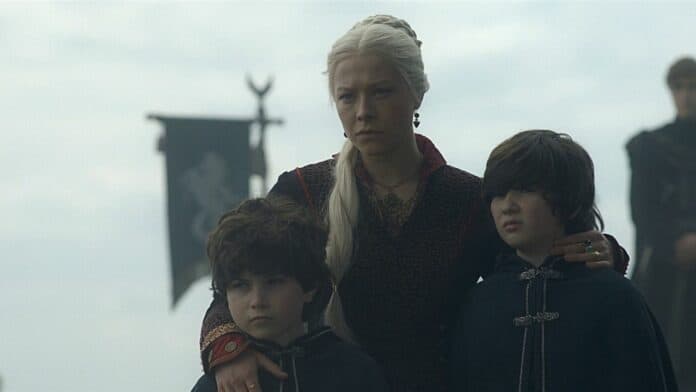 Rhaenyra, Jace, and Luke House of the Dragon