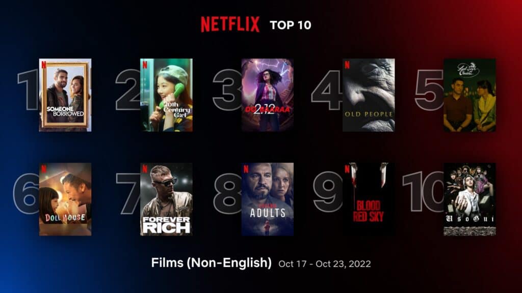‘Someone Borrowed’ retains #1 spot in Netflix top 10 non-English films (Oct 17 - 23) 1