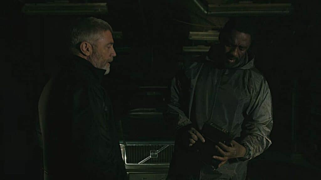 How does John escape the prison in Luther: The Fallen Sun? 1