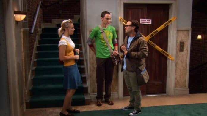 Penny, Sheldon, and Leonard The Big Bang Theory