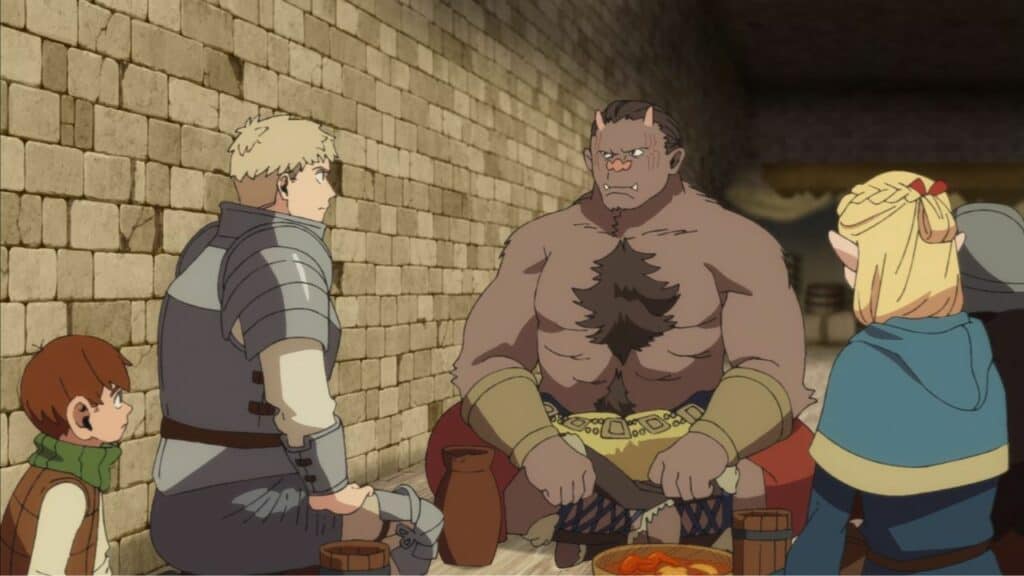 Delicious in Dungeon orcs