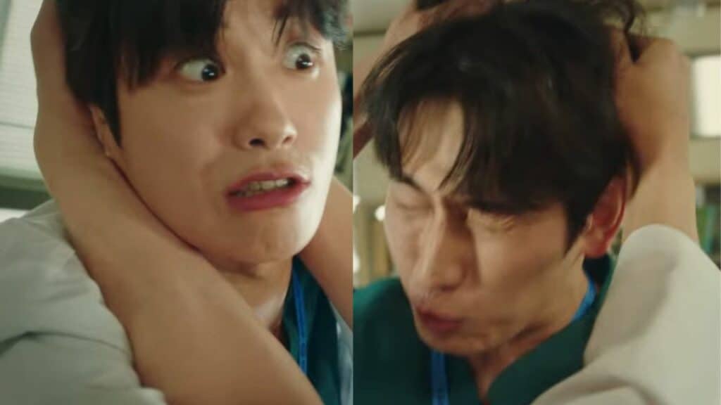 Bin Dae-Yeong fighting Yeo Jeong-Woo Doctor Slump
